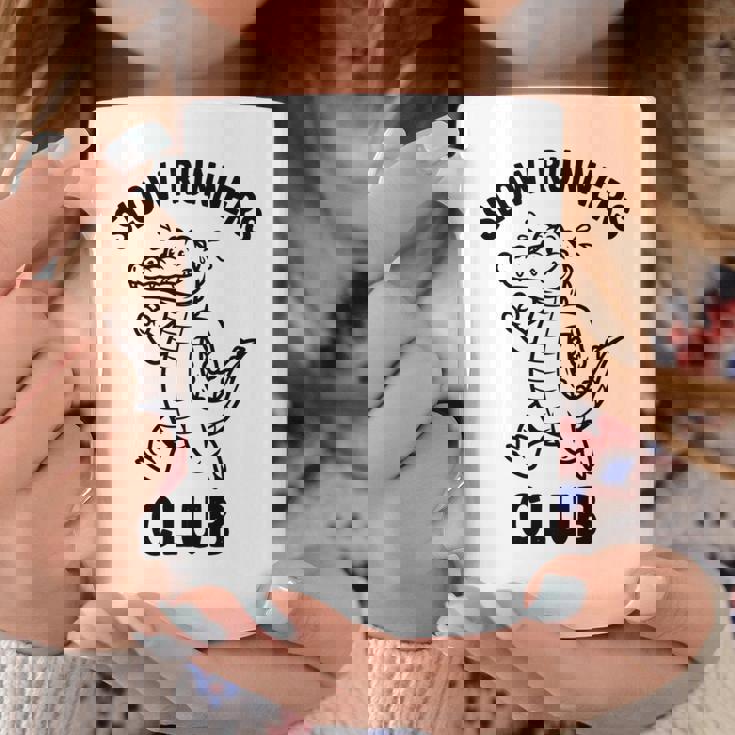 Crocodilelow Runners Club おもしろランニングマスコット 長袖tシャツ コーヒーマグ 面白い贈り物