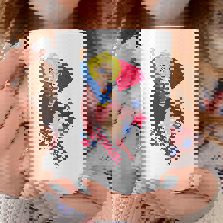 Dcスーパーヒーローガールズスーパーガールスターズ コーヒーマグ 面白い贈り物