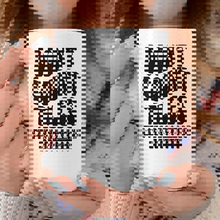 Don't Count Tiles タイルゲーム 麻雀選手 フォールド引退 コーヒーマグ 面白い贈り物