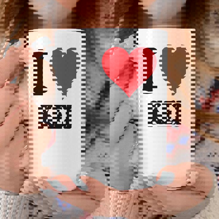 I Heart Keiファーストネーム I Love パーソナライズ コーヒーマグ 面白い贈り物