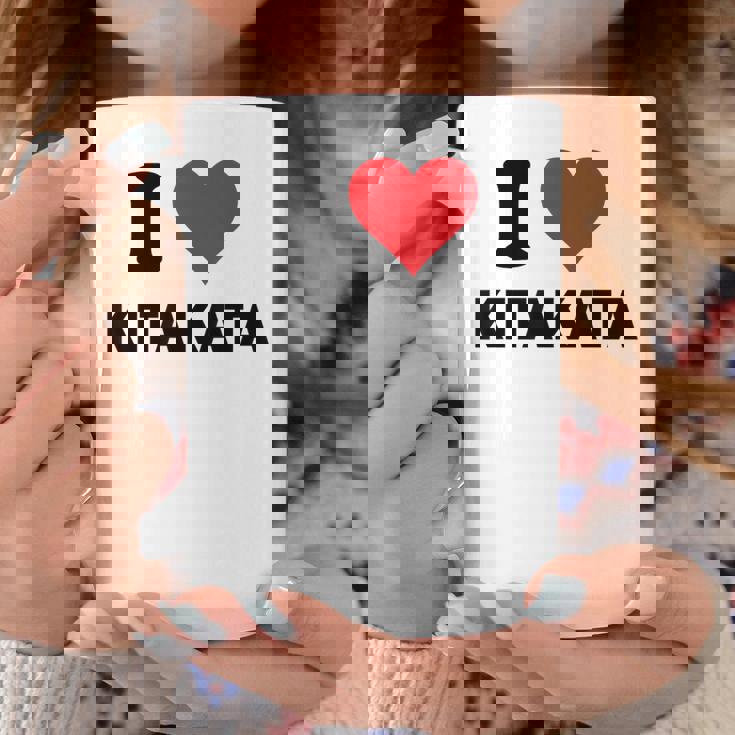 I Heart 喜多方 Japan Love 日本のお土産品 コーヒーマグ 面白い贈り物