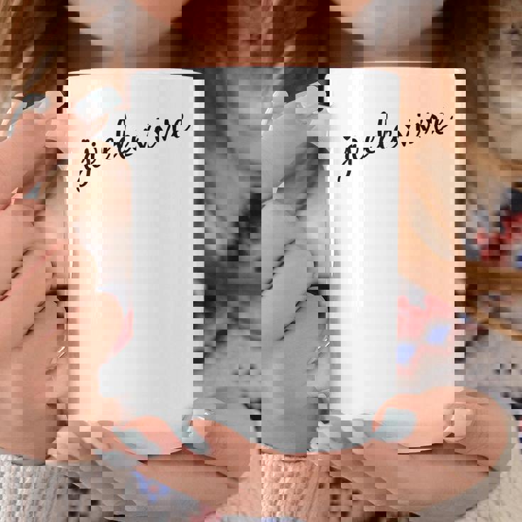 Joie Deivre フランス語の格言tシャツ コーヒーマグ 面白い贈り物