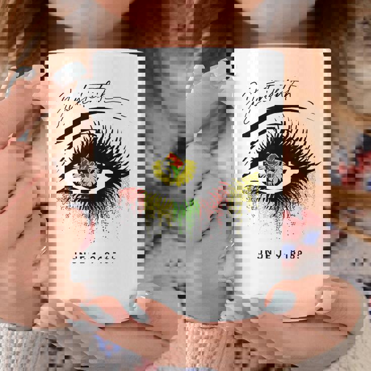 Junenth まつげ アフリカの目 美しい コーヒーマグ 面白い贈り物