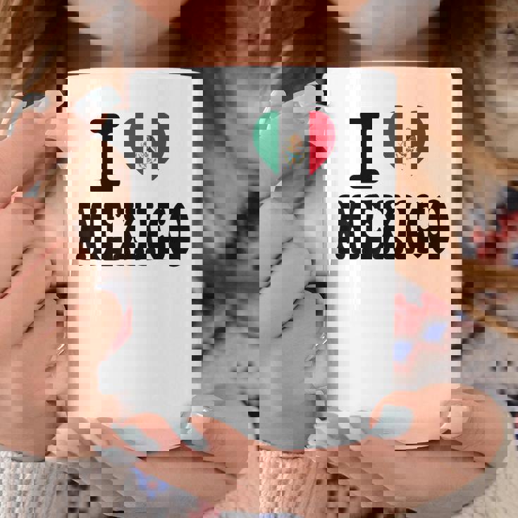 I Love Mexico ハートフラッグ レトロ 旅行 お土産 コーヒーマグ 面白い贈り物