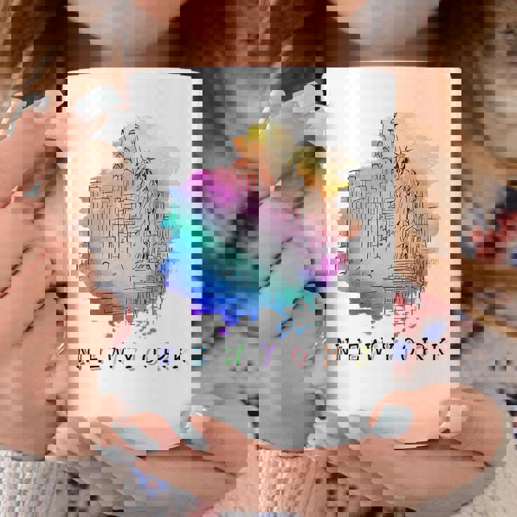 Nyc ニューヨークシティスカイライン 自由の女神 コーヒーマグ 面白い贈り物