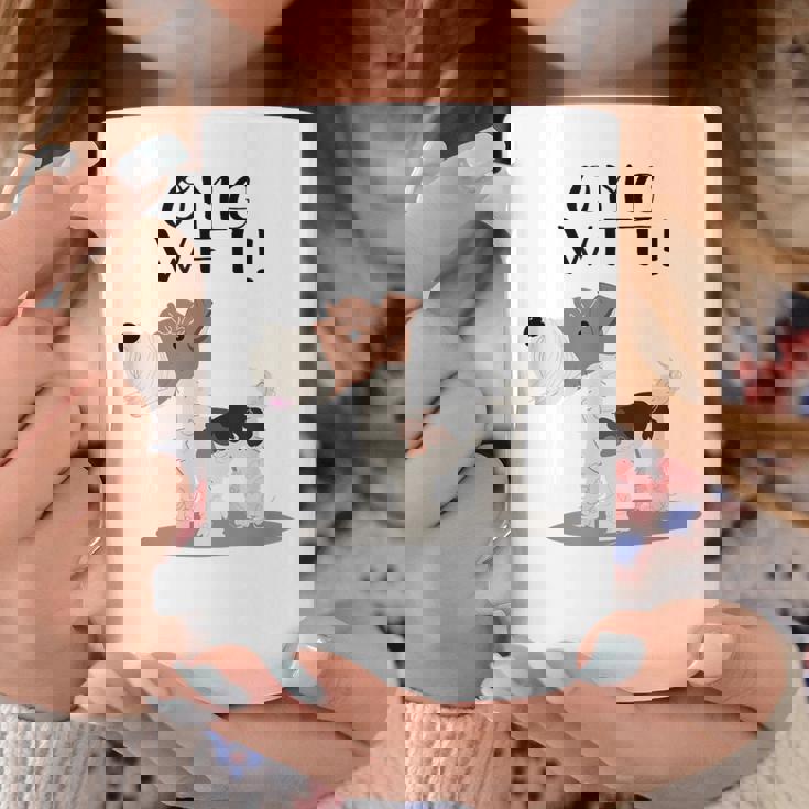 Omg Wft ワイヤーフォックステリアシャツ コーヒーマグ 面白い贈り物