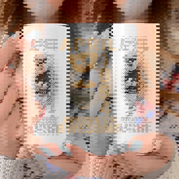 On Back 1994年4月 32歳の誕生日 32歳 テディベア コーヒーマグ 面白い贈り物