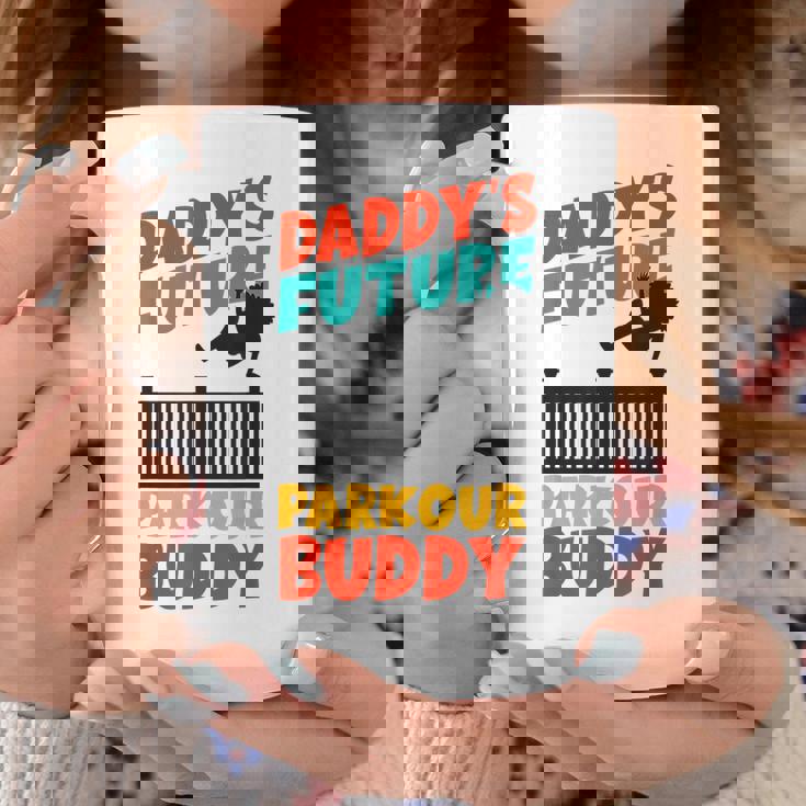 Parkour フリーランニング トレーサー キッズ Daddys フューチャー パルクール コーヒーマグ 面白い贈り物