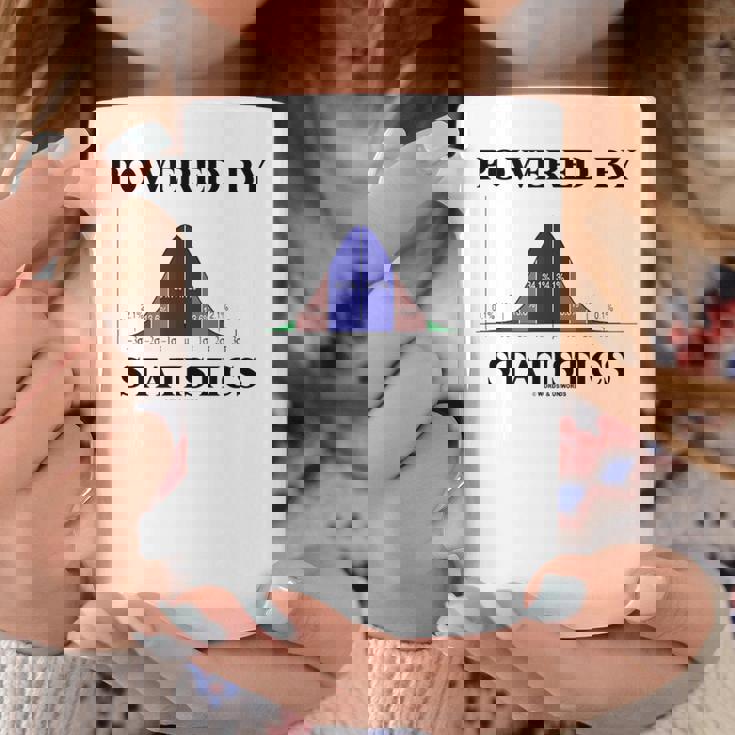 Powered Bytatistics ベルカーブ オタク ユーモア コーヒーマグ 面白い贈り物