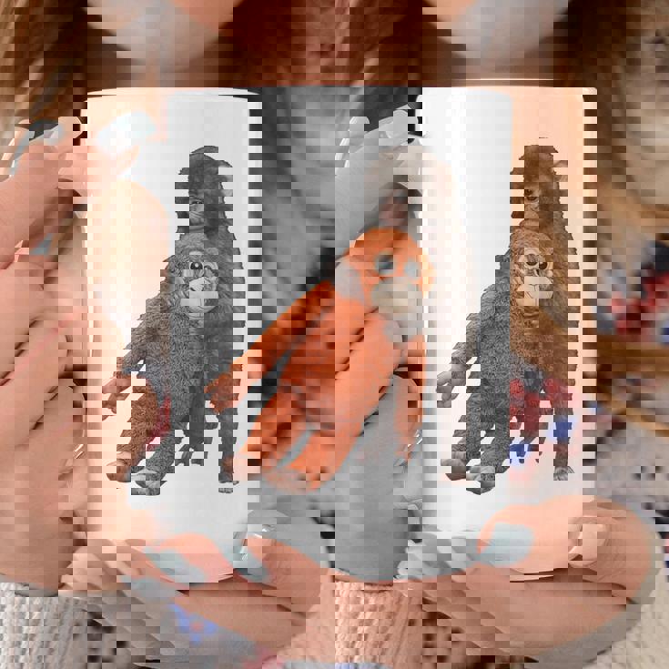 Punch The Monkey Meme X Ape Cute Punch Monkey Baby Meme コーヒーマグ 面白い贈り物