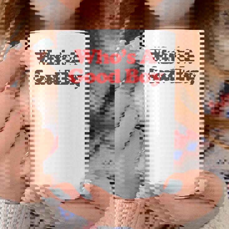 Who's A Good Boy Y2k Aesthetic Trendy コーヒーマグ 面白い贈り物