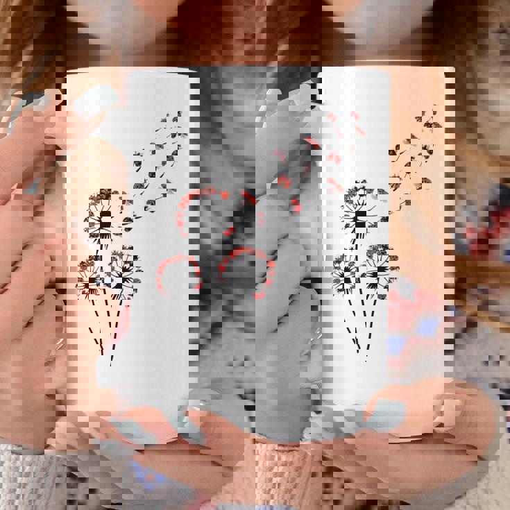 てんとう虫愛好家のためのフラワータンポポてんとう虫シャツ コーヒーマグ 面白い贈り物