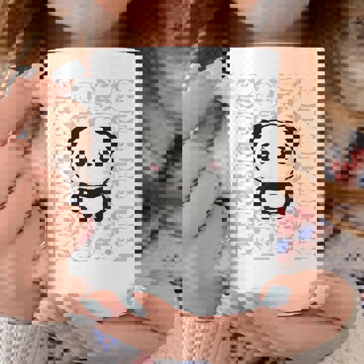 やさしく目立つパンダ ほっこり癒しのパンダイラスト コーヒーマグ 面白い贈り物