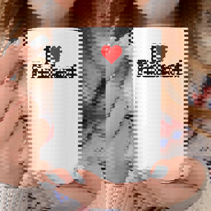 アイラブハートフィンランド コーヒーマグ 面白い贈り物