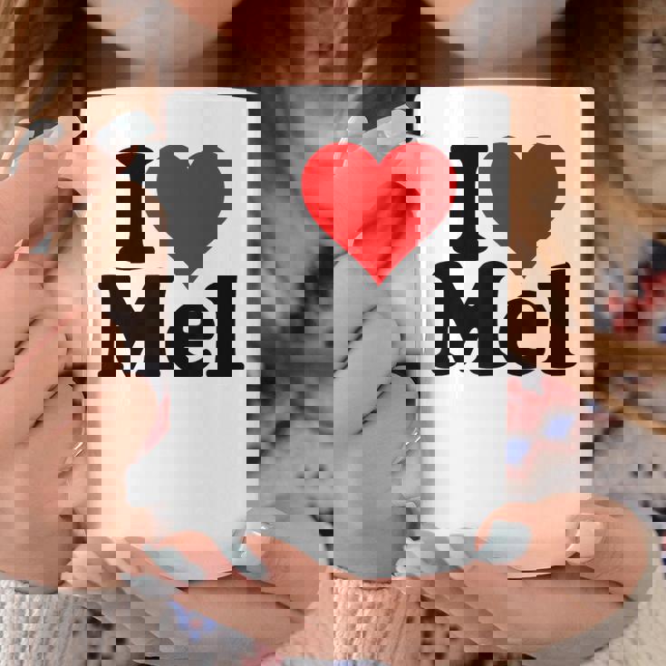 アイ・ラブ・ハート・メル・メルビン・メラニー・メリンダ・メリッサ・メロディ コーヒーマグ 面白い贈り物