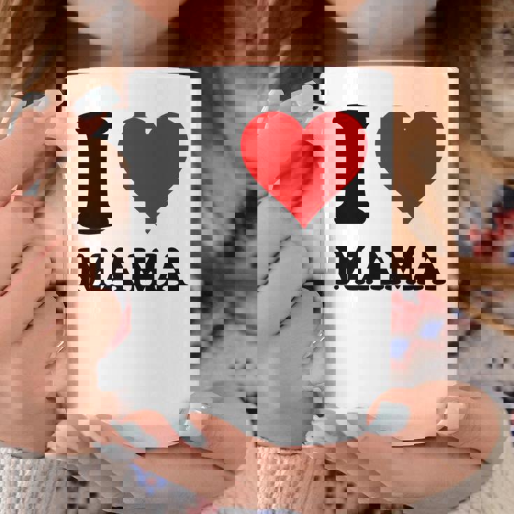 アイ・ラヴ・ママ 長袖tシャツ コーヒーマグ 面白い贈り物