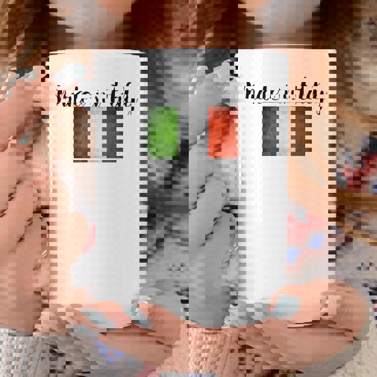 イタリア製イタリア国旗シャツ。 コーヒーマグ 面白い贈り物