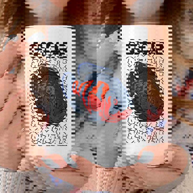 オスカーフィッシュ 80年代スタイル モンスターフィッシュキーパー 熱帯魚 コーヒーマグ 面白い贈り物