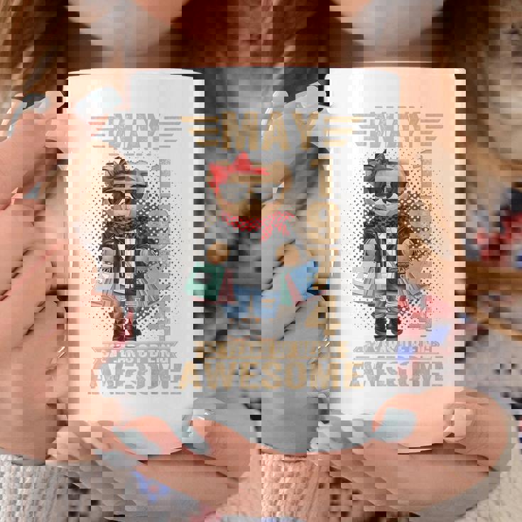 オンバック 5月52日 誕生日 男性 女性 1974年 テディベア コーヒーマグ 面白い贈り物