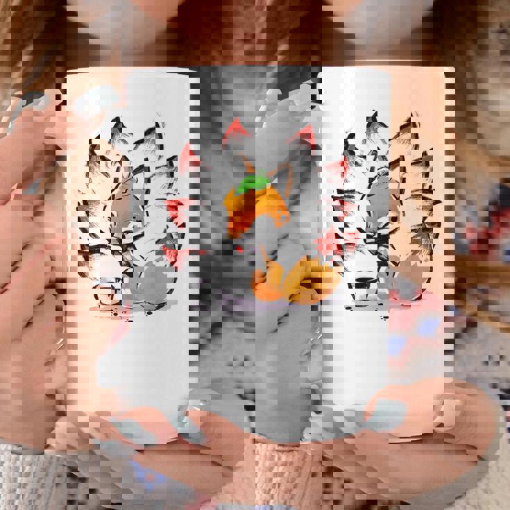 キタキツネ 狐 九尾 コーヒーマグ 面白い贈り物