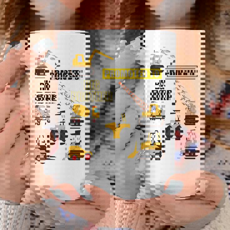 キッズ Big Brother ブルドーザーフォークリフトショベルに昇進。 コーヒーマグ 面白い贈り物