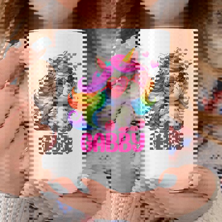 ギャビーユニコーン 名前入りデザイン コーヒーマグ 面白い贈り物