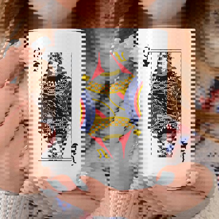 クイーンクラブ ポーカーカード トランプ ブラックジャックカード 長袖tシャツ コーヒーマグ 面白い贈り物