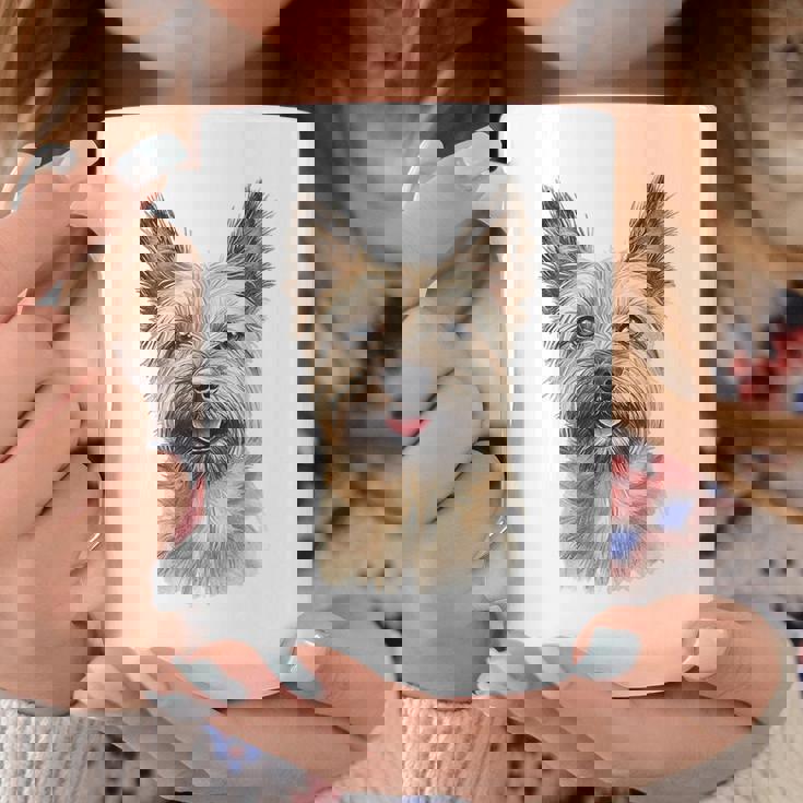 ケアンテリア 犬 グラフィック ペット アートワーク ケアンテリア コーヒーマグ 面白い贈り物