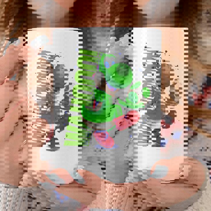 ザ・スーパーマリオギャラクシー・ムービー Action Yoshi コーヒーマグ 面白い贈り物