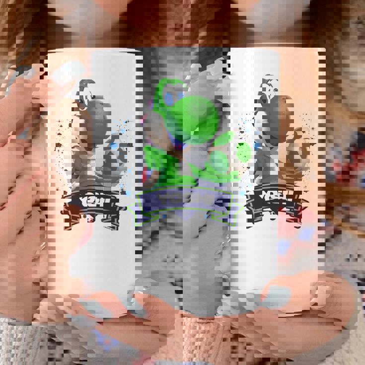 ザ・スーパーマリオギャラクシー・ムービー Yoshi Champion 長袖tシャツ コーヒーマグ 面白い贈り物