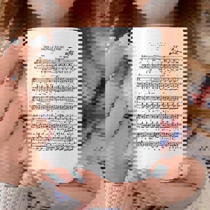 ショパン ピアノ ピアニスト 楽譜 B-Flat-Minor Musicians コーヒーマグ 面白い贈り物