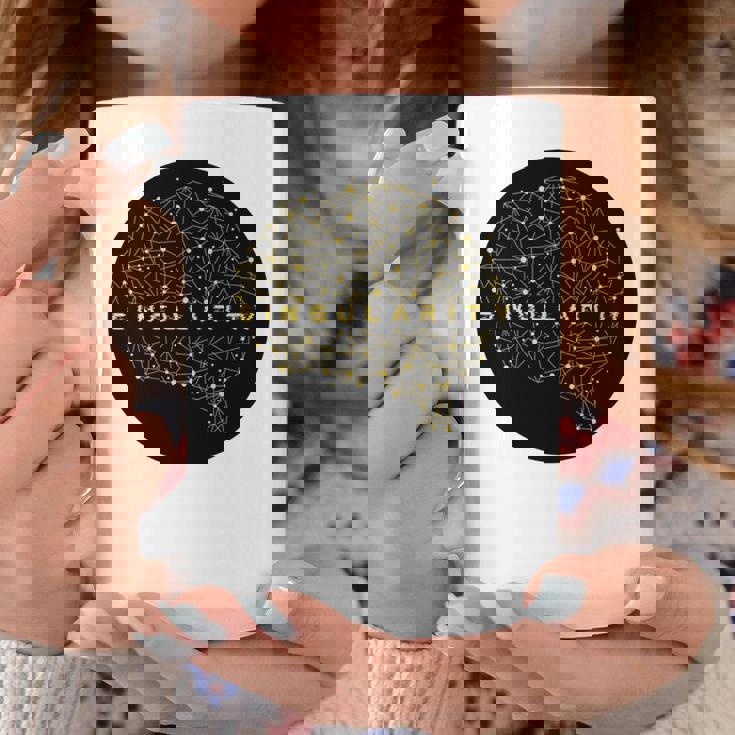 シンギュラリティ 強力ジェネレーティブai人工知能データ 長袖tシャツ コーヒーマグ 面白い贈り物