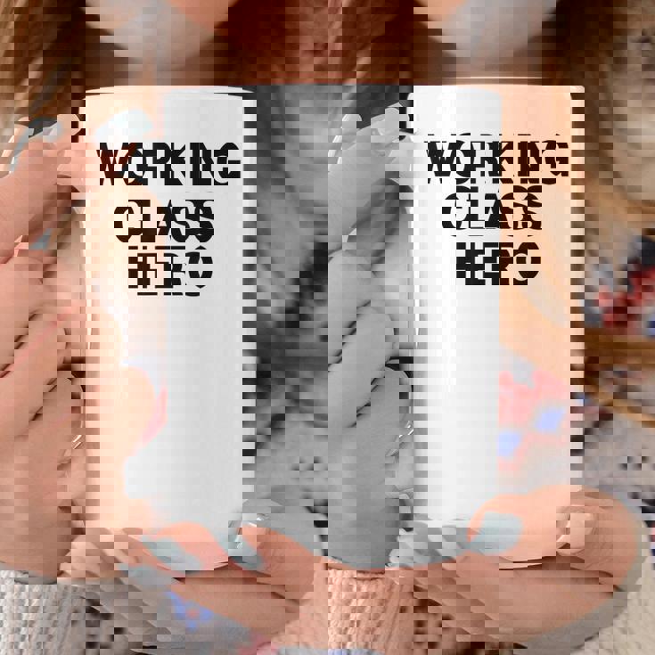 ジョン・ロック平和活動家が着用したワーキングクラスヒーロー。 コーヒーマグ 面白い贈り物