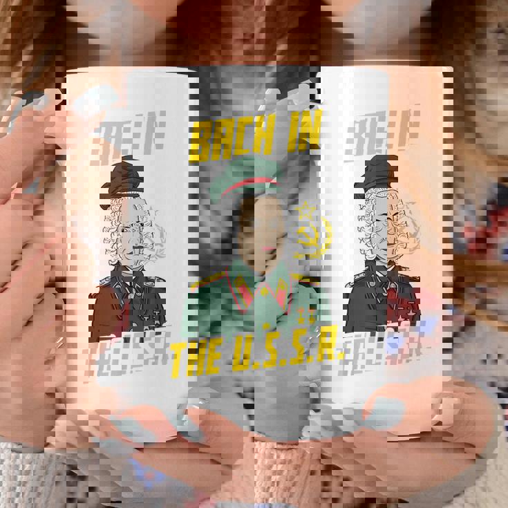 ソビエト連邦のbach In Theoviet作曲家 コーヒーマグ 面白い贈り物