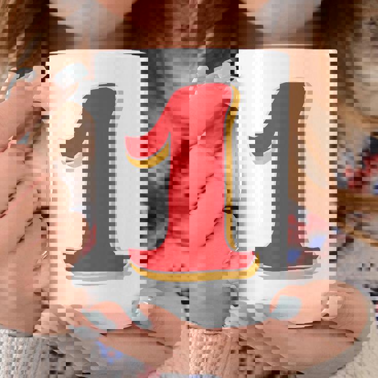 タイポグラフィ 第1番 数字 1 コーヒーマグ 面白い贈り物