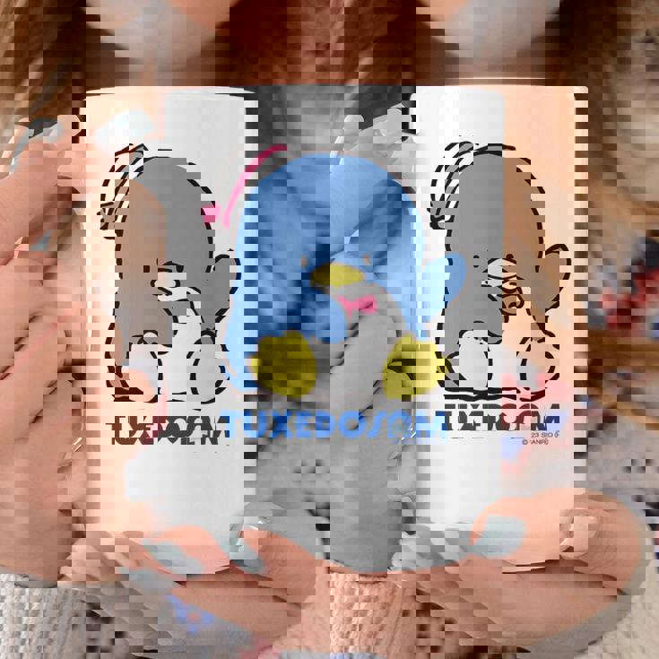 タキシードサム おすわり ライトカラー コーヒーマグ 面白い贈り物