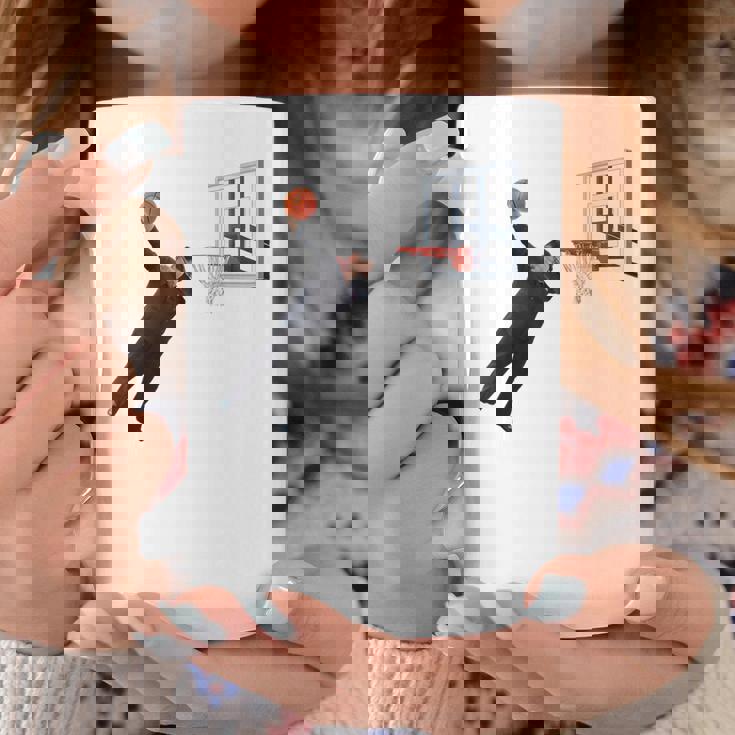 ダンキングダビングキムジョンウン北朝鮮バスケットボール コーヒーマグ 面白い贈り物