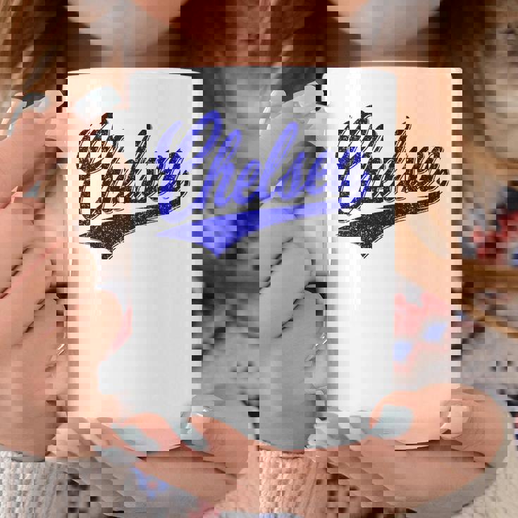 チェルシー ロンドン イングランド バーシティ スクリプト クラシック スポーツ ジャージ コーヒーマグ 面白い贈り物