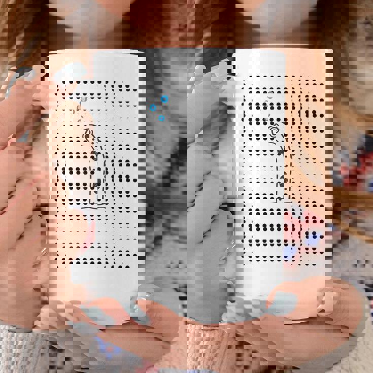 チンアナゴ《ドット柄 水玉模様》【どうぶつフレンズ】魚 水族館の生き物 かわいい 面白い 動物 コーヒーマグ 面白い贈り物