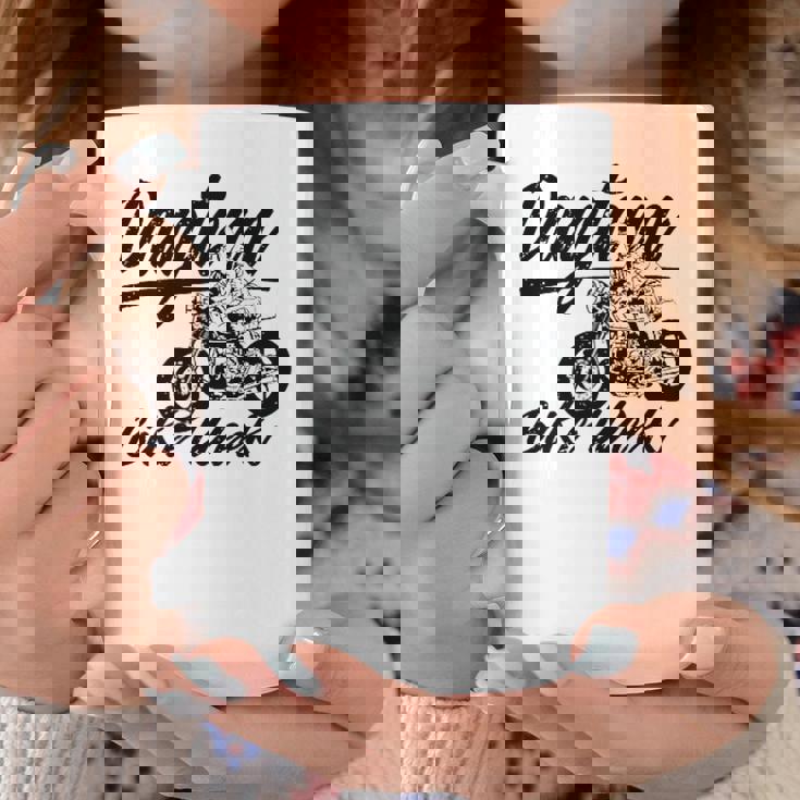 デイトナdaytona ビーチバイクウィーク レトロアンティーク調オートバイデザイン コーヒーマグ 面白い贈り物