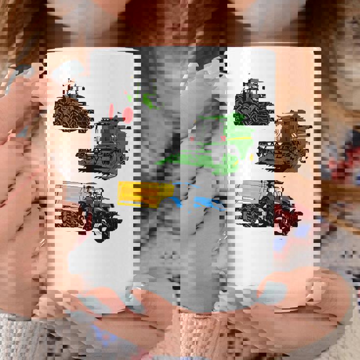 トラクター トラクター コンバインハーベスター 農家 農業 コーヒーマグ 面白い贈り物