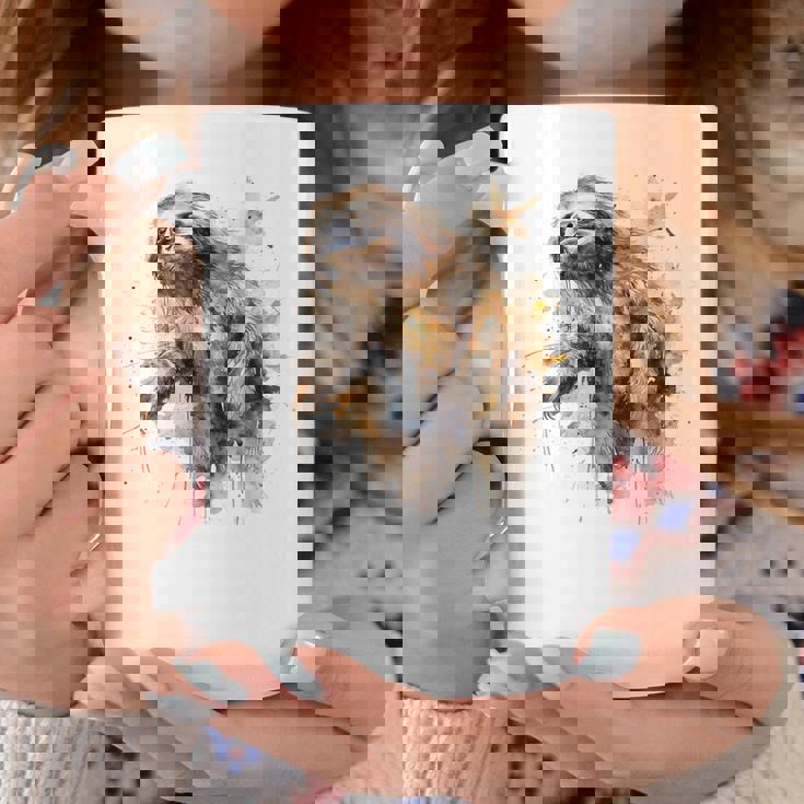 ナマケモノのアートワーク 動物ナマケモノ コーヒーマグ 面白い贈り物