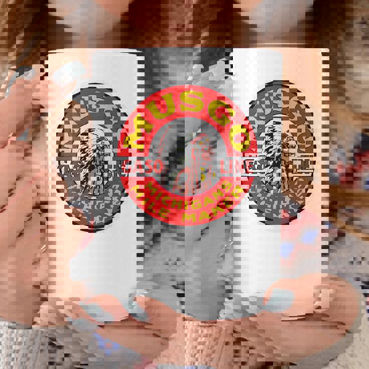 バックプリントのみ レトロ ヴィンテージ ガソリンスタンド ムスゴ ガソリンオイル コーヒーマグ 面白い贈り物