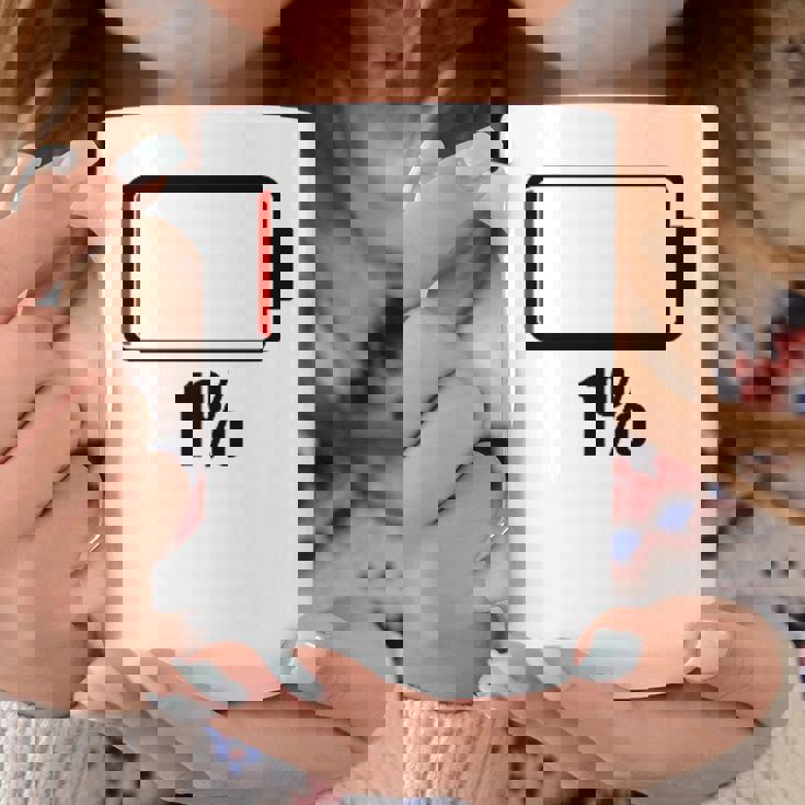 バッテリー1シャツ残り1バッテリーデッドシャツのバッテリー残量が少なくなりました。 コーヒーマグ 面白い贈り物
