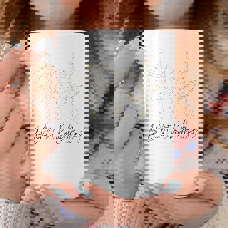 バレエ ダンサー ダンスガール バレリーナ フレンズ Besties バレエ コーヒーマグ 面白い贈り物