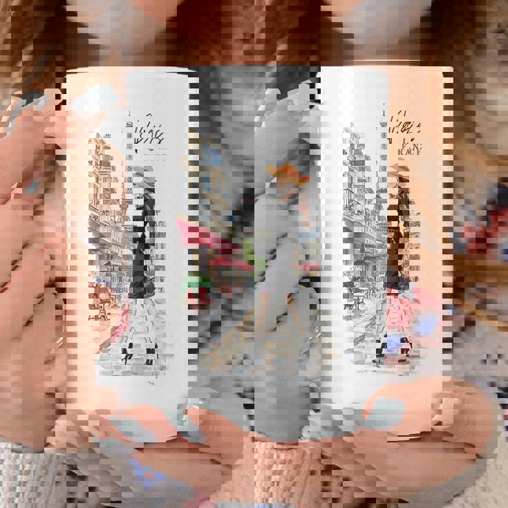 パリジャン エレガンス エッフェル塔 ファッション アート パリ フランス コーヒーマグ 面白い贈り物