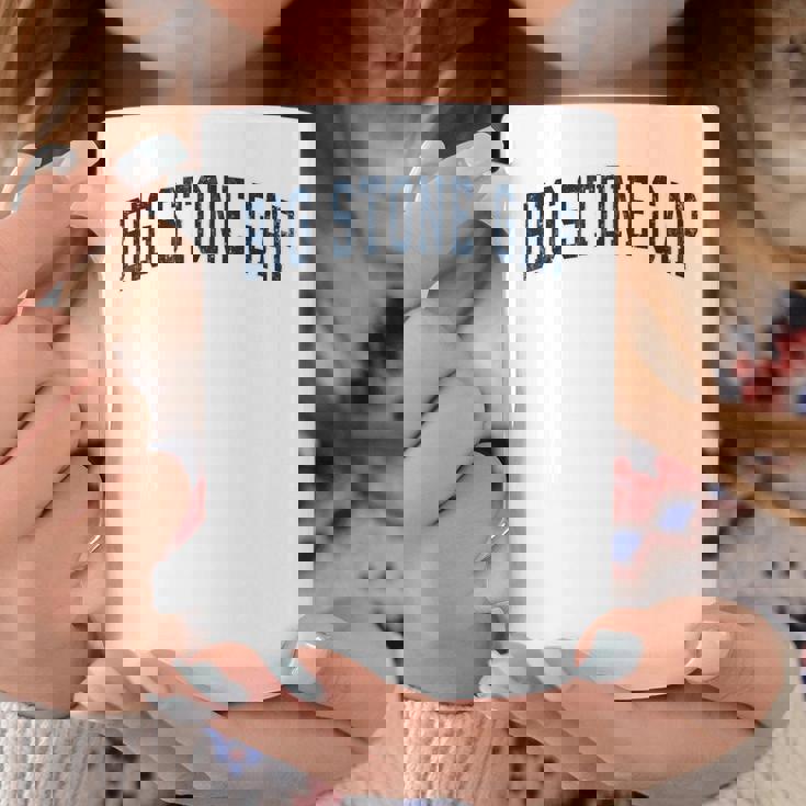 ビッグストーンギャップ バージニアva ヴィンテージ スポーツデザイン ネイビーデザイン コーヒーマグ 面白い贈り物