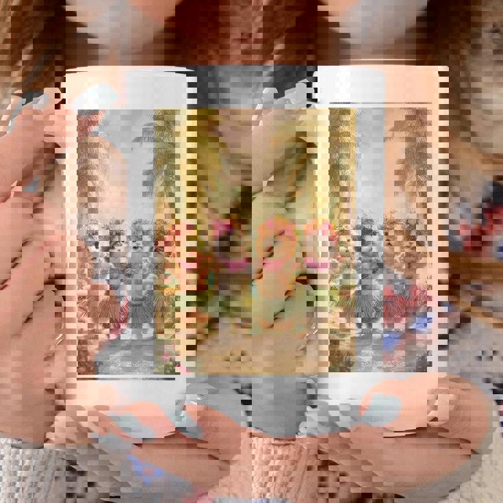 フラダンスキャット コーヒーマグ 面白い贈り物