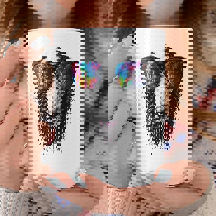 ボルゾイ 犬 モチーフ ペット イラスト サングラス ボルゾイ コーヒーマグ 面白い贈り物