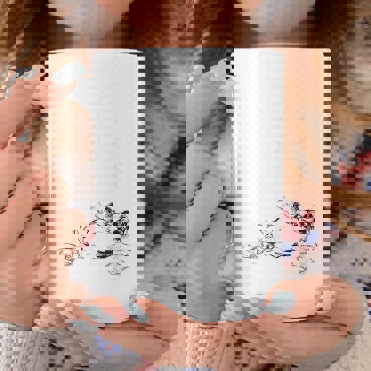 モテるデブ パピヨン グッズ ぽっちゃり 犬 おもしろ 面白い ネタ 笑える 和風 コーヒーマグ 面白い贈り物